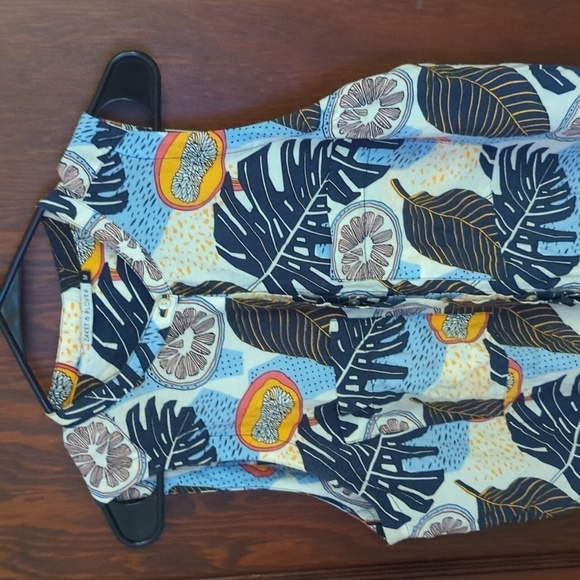 Zaket & Plover Tunic Wrap Top Size Medium - Picture 2 of 10